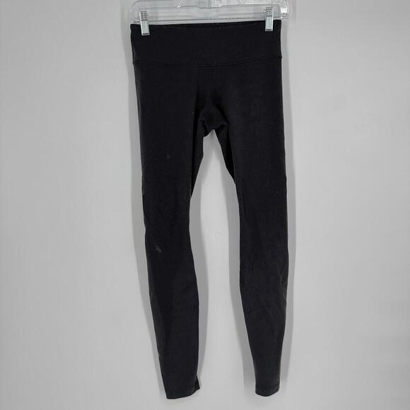 Lululemon Leggings 6 black wunder under full length athletic preppy workout yoga - Picture 6 of 6